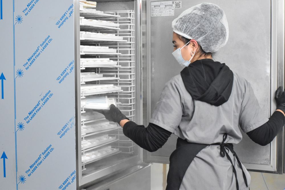 La cámara de frío de la fábrica de Vedia