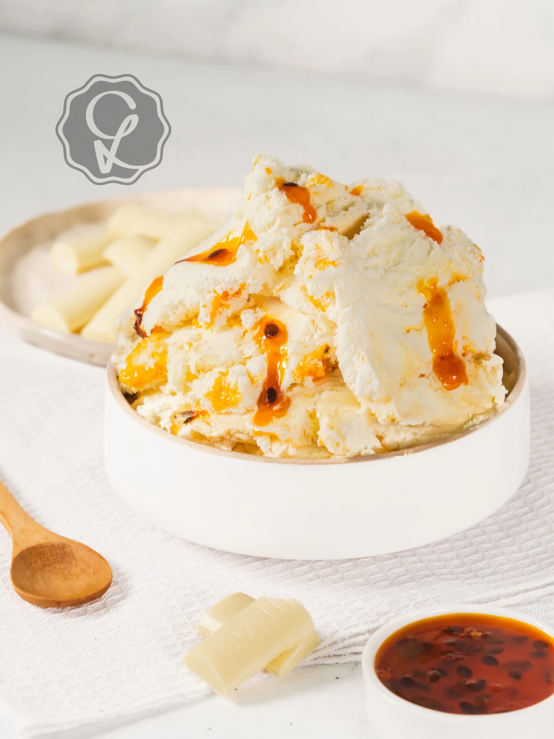 Chocolate Blanco con Maracuyá